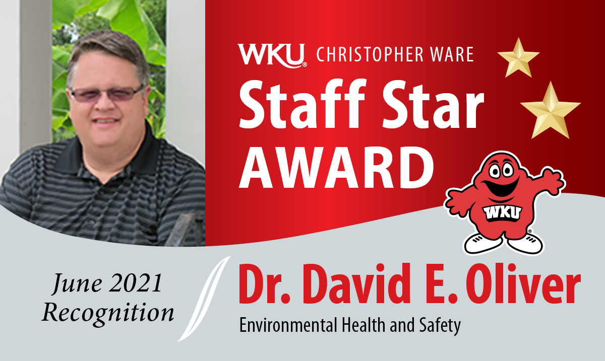 David Oliver June 2021 Staff Star