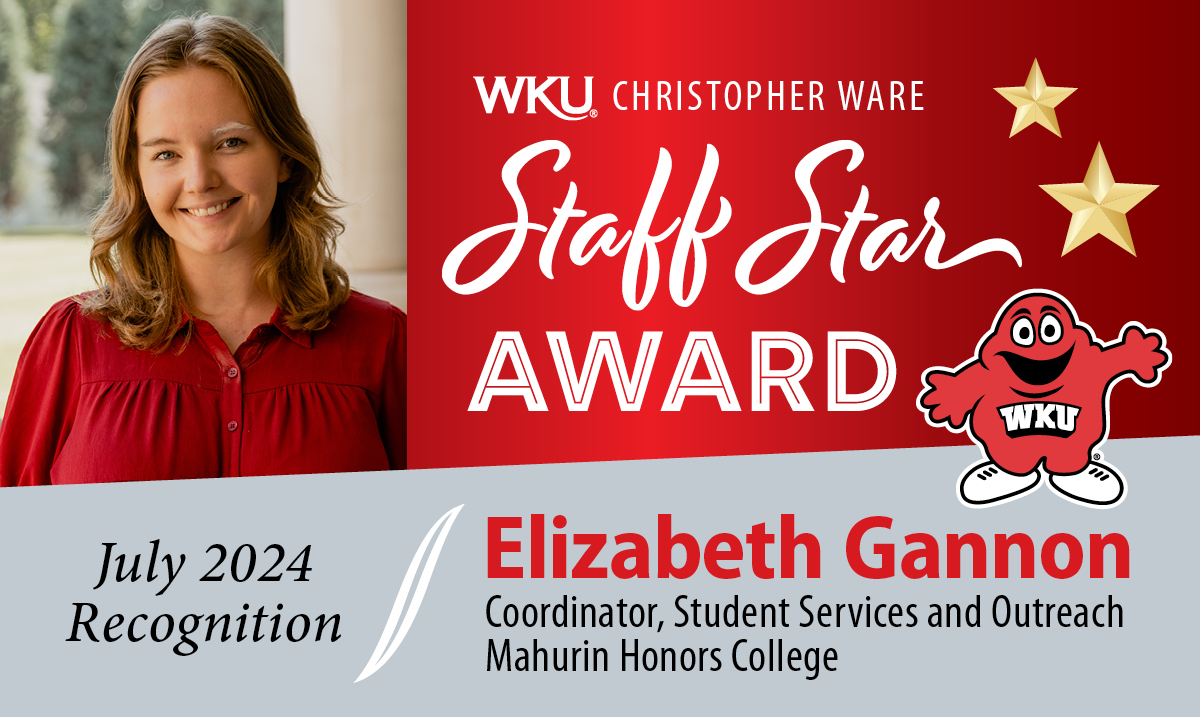 Elizabeth Gannon Staff Star July Elizabeth Gannon Staff Star July