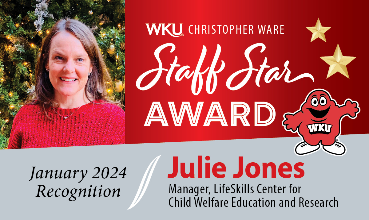 Julie Jones Staff Star January 2024
