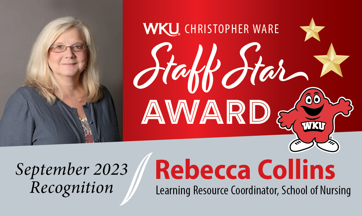 Spetember 2023 Staff Star Rebecca Collins